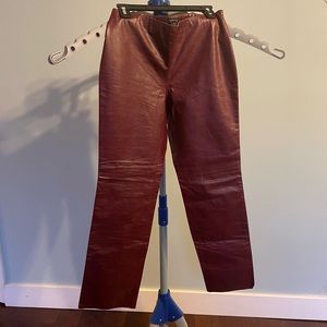 Kenneth Cole 100% leather pants